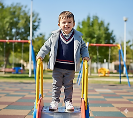 1 - 4 Yaş Arası Kaşe Mont, Süveter, Gömlek, Kot Pantolonlu Erkek Çocuk Takım